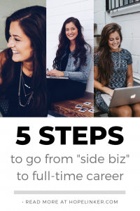 How To Take Your Side Business To Full-Time