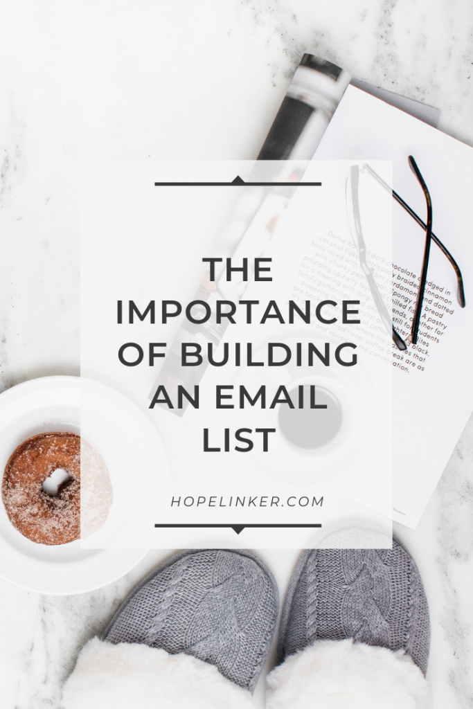 Why you should focus on building an email list!